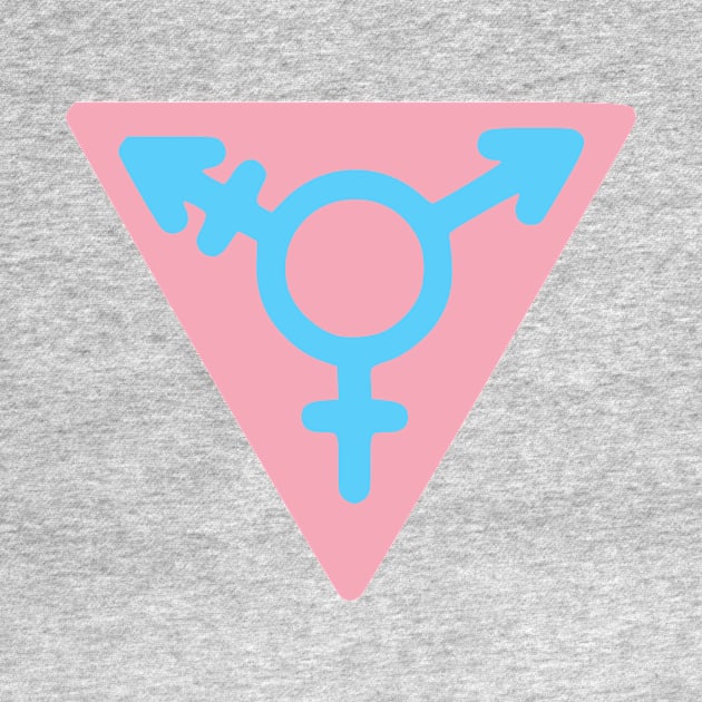 Pride Flag Color Variant of Nangeroni Trans Community Symbol by Totally Trans